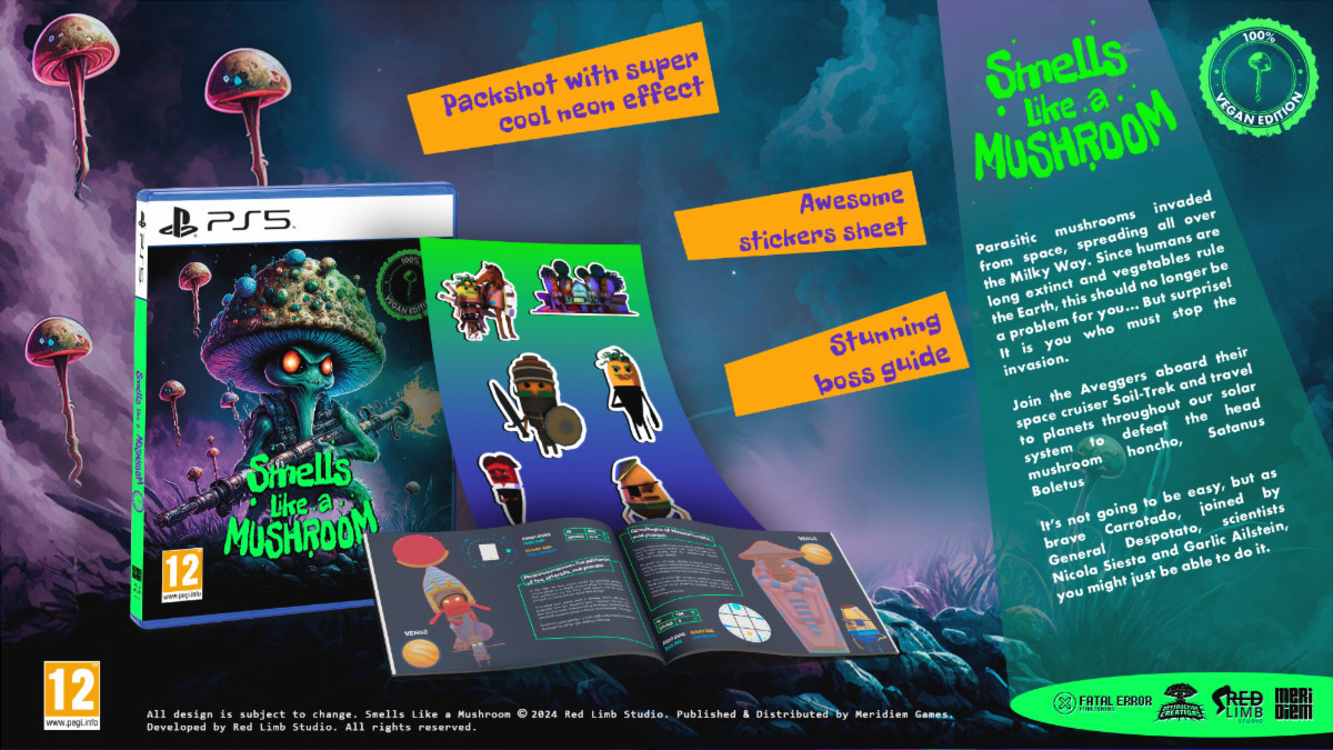 Smells Like a Mushroom 100% Vegan Edition