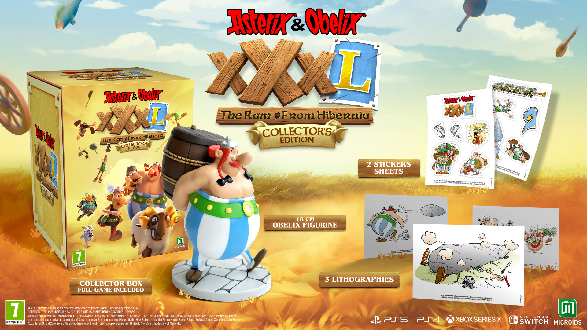 Asterix & Obelix XXXL the Ram From Hibernia Collector's Edition