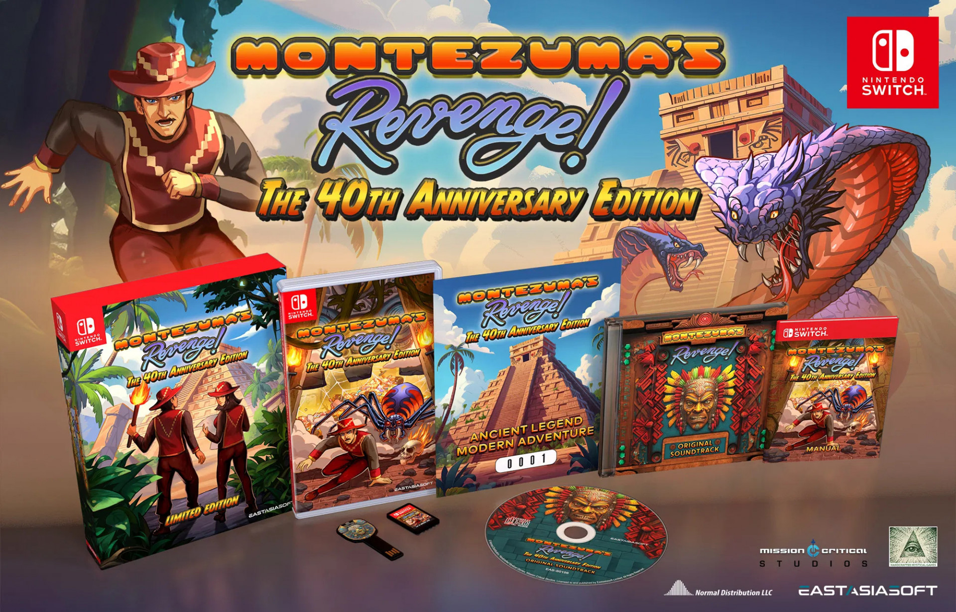 Montezuma's Revenge the 40th Anniversary Edition Limited Edition